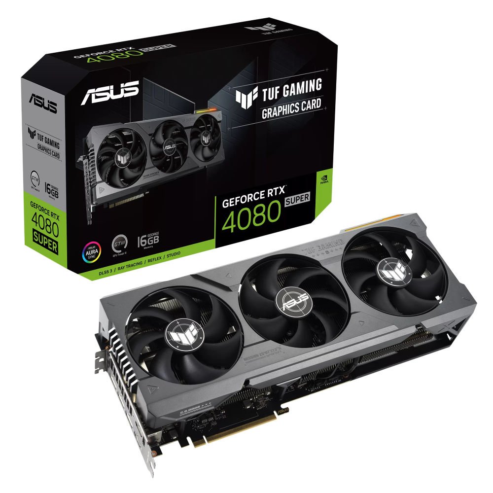 ASUS TUF GAMİNG GEFORCE RTX 4080 SUPER 16GB GDDR6X 256 BİT DLSS 3 EKRAN KARTI (TUF-RTX4080S-16G-GAMING) 90YV0KA1-M0NA00