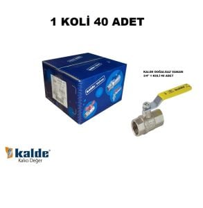 KALDE DOĞALGAZ VANASI 3/4'' 1 KOLİ 40 ADET