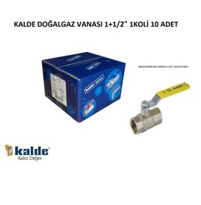 KALDE DOĞALGAZ VANASI 1+1/2'' 1KOLİ 10 ADET