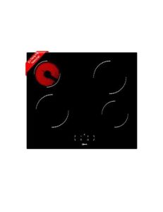 Ukinox Rubix 10 Vitroseramik Ankastre Elektrikli Siyah Cam Ocak