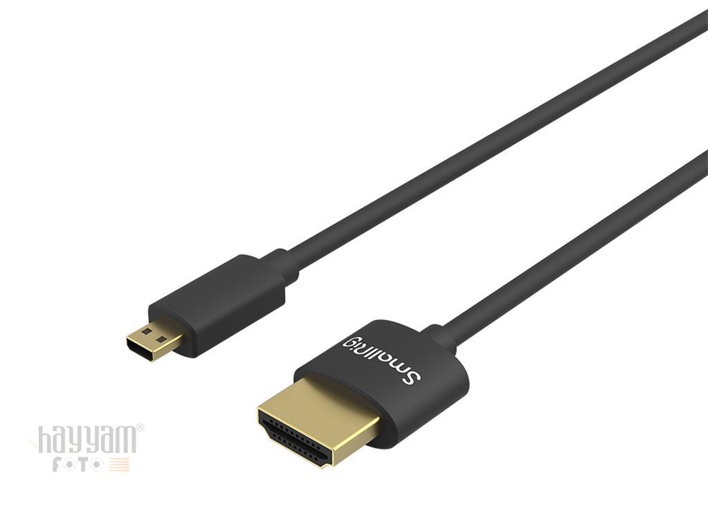 SmallRig 3042 35cm Ultra Slim 4K HDMI Kablo (D-A Micro)