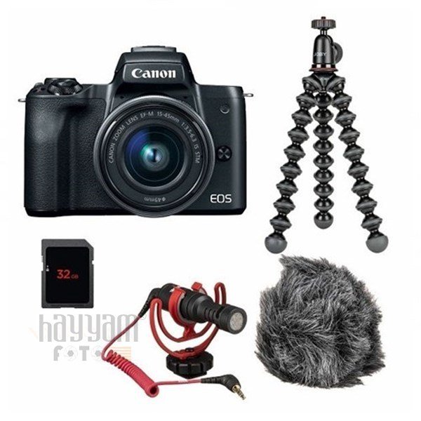 CANON M50 MARK2 15 45  PREMIUM VLOGGER KIT