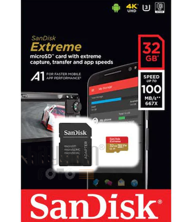 Sandisk 32 GB Micro Sd 100 mb/sn