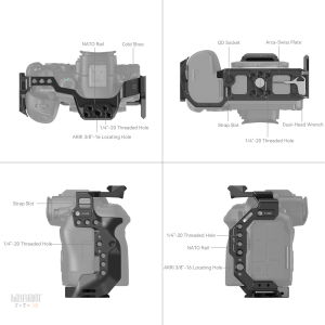 SmallRig 4159B Canon EOS R6 Mark II  için  Kafesi