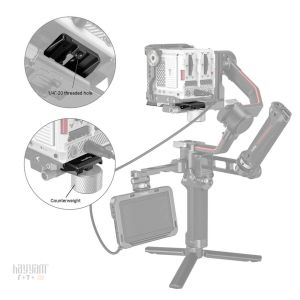 SmallRig 3158B DJI RS 2 / RSC 2 / Ronin-S / RS 3 / RS 3 Pro Gimbal için  Hızlı Çıkarma Plakası