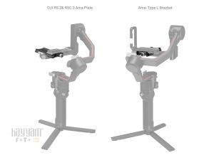 SmallRig 3061 DJI Ronin S / RS 2 / RSC 2 /  RS 3 / RS 4 için Hızlı Çıkarma Plakası