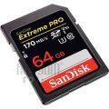 SanDisk 64GB Extreme PRO UHS-I SDXC 170 MB/s Hafıza Kartı