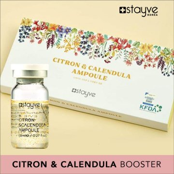 Stayve Booster  Citron & Calendula Kuru Hassas Ciltler Ampul Serum