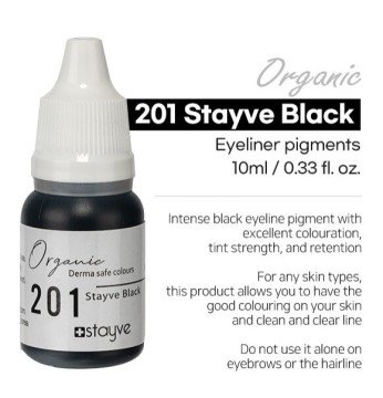 201-Stayve Eyeliner Black- Siyah Organik Eyeliner Pigment