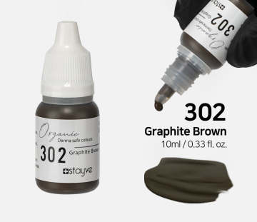 302-Graphite Brown-Haki Siyah Kahve Organik Kaş Pigment