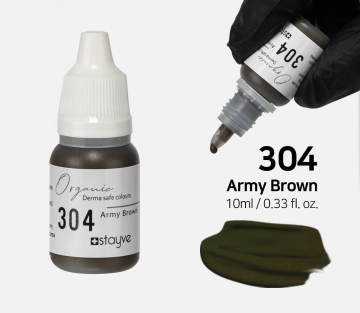 304-Army Brown-Askeri Kahve Organik Kaş Pigment