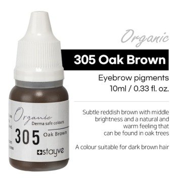 305-Oak Brown-Meşe Orta Kahve Organik Kaş Pigment