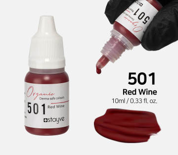 501-Red Wine-Şarap Kırmızı Organik Dudak Pigment