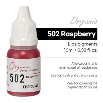502-Raspberry-Ahududu Organik Dudak Pigment