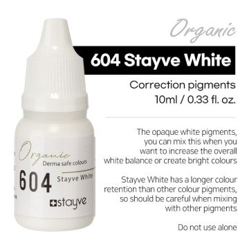 604-Stayve White-Stayve Beyaz Organik Düzeltici Pigment