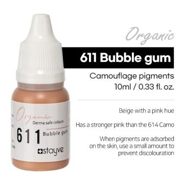 611-Bubble gum-Ciklet Organik Kamuflaj Pigment