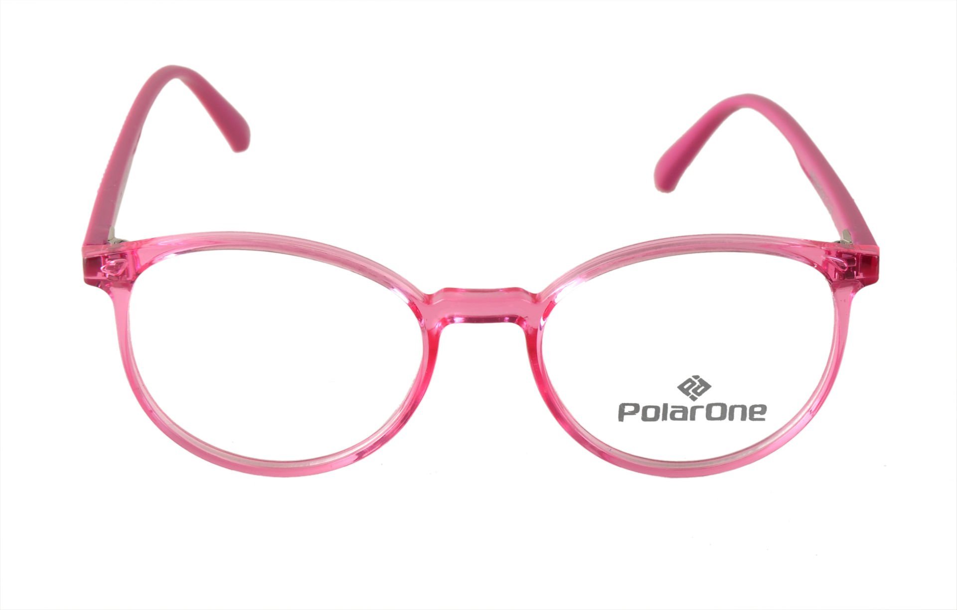 Polarone Tr-90 Çocuk gözlük çerçevesi Model : 325  43-16 Ş.PEMBE GÖVDE OPAK PEMBE KOL C6