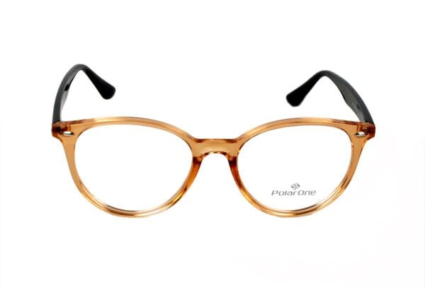 Polarone Tr-90 Optik gözlük çerçeve Model : 326  51-19 BAL RENGİ GÖVDE KAHVE KOL C12