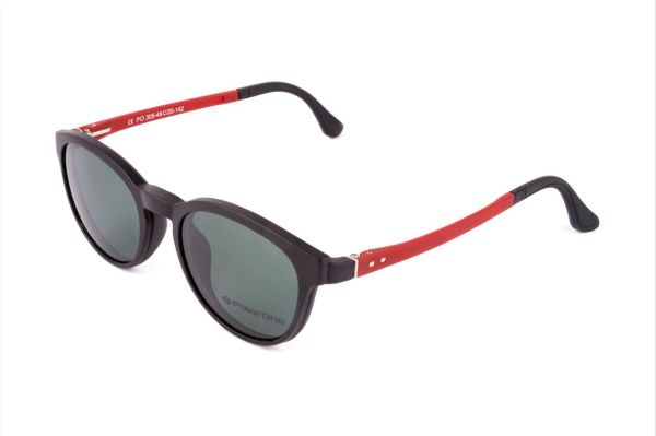 PolarOne Clipsli Optik Gözlük Çerçeve Clip On  Mod 305  49-20