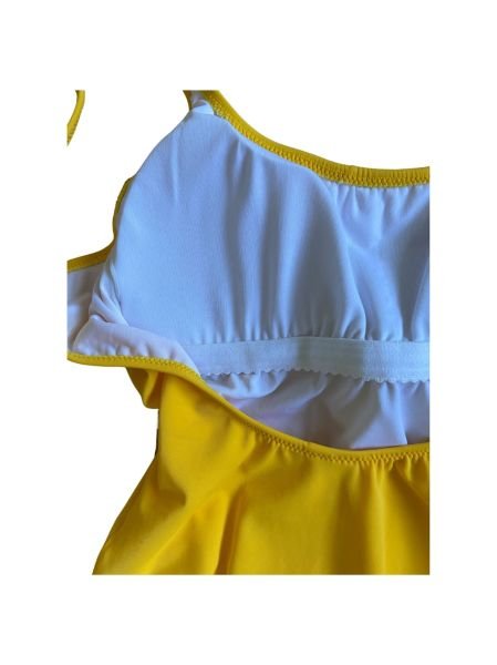 Printed Swimsuit Yellow Girl Power