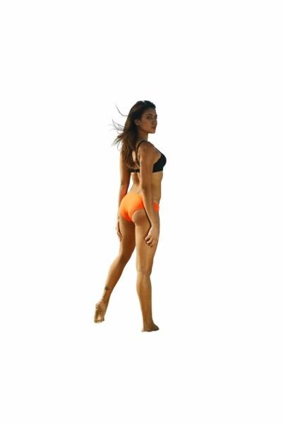 Six Orange Bikini Thick Edge