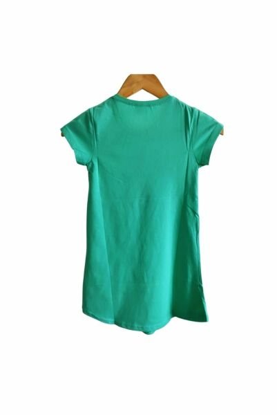 Yeşil Kız Çocuk Gecelik Elbise