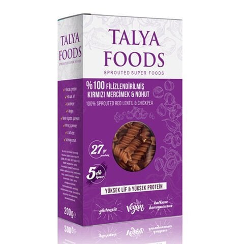 Talya Foods Makarna Kırmızı Mercimek &Nohut 200 Gr