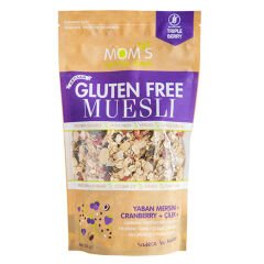 Mom's Glutensiz Muesli Yaban Mersini&Cranberry&Çilek 300 gr