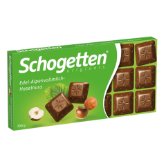 Schogetten Çikolata Sütlü & Fındıklı 100 Gr