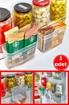 Flosoft 30’lu Yumurta Organizer ve 3 Adet Asılabilir Buzdolabı Düzenleyici Set