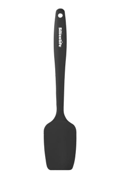 Silicolife Büyük Spatula Seti, Isıya Dayanıklı Yanmaz Yapışmaz Silikon Büyük Spatula ve Kaşık Spatula 2’li Set
