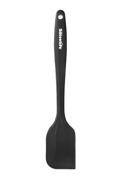 Silicolife Büyük Spatula Seti, Isıya Dayanıklı Yanmaz Yapışmaz Silikon Büyük Spatula ve Kaşık Spatula 2’li Set