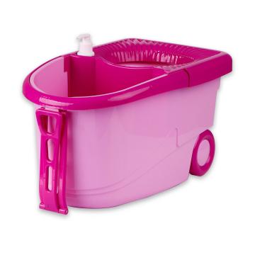 FLORA TRENDY TEKERLEKLİ ÇEKMELİ TEMİZLİK SETİ F369