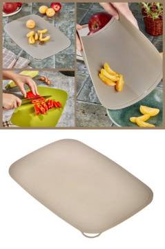Flosoft Esnek Kesim Matı, Bükülebilir Kesme Tahtası, Kırılmaz Asılabilir Kesim Panosu 23x34 cm