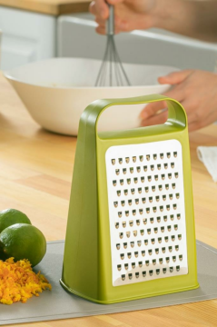 Flosoft Inox Paslanmaz Çelik Rende, Çift Taraflı Özel Tasarım Rende