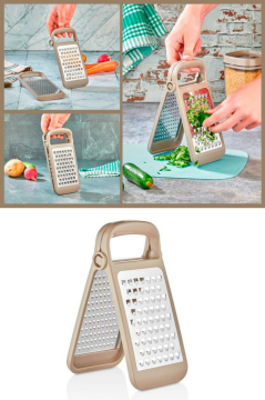 Flosoft Ayrılabilir Inox Paslanmaz Çelik Rende, Pratik Katlanabilir Özel Tasarım Rende