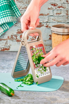 Flosoft Ayrılabilir Inox Paslanmaz Çelik Rende, Pratik Katlanabilir Özel Tasarım Rende