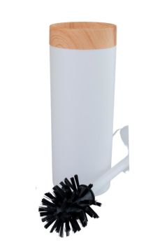 Bambu Desen WC Klozet Fırçası Plastik, Tuvalet Banyo WC Temizleme Fırçası Beyaz