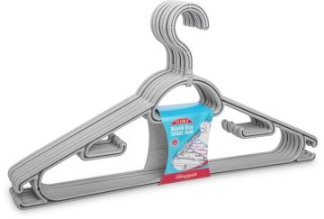 FLORA BÜYÜK BOY SMART ELBİSE ASKISI 12'Lİ 42 cm F312