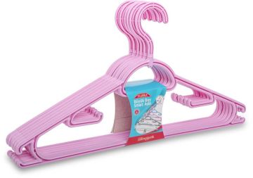 FLORA BÜYÜK BOY SMART ELBİSE ASKISI 12'Lİ 42 cm F312