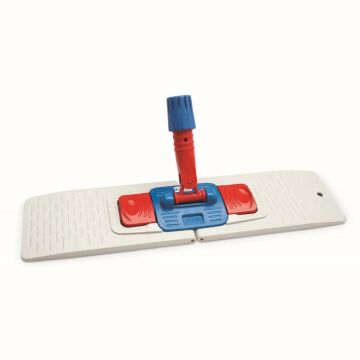 FLORA ENDÜSTRİYEL NEMLİ MOP APARATI 50 CM VE 2 ADET MİKROFİBER NEMLİ MOP 50 CM SETİ