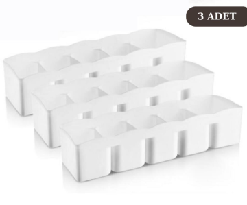 Flosoft 3’lü 5 Bölmeli Organizer Geniş Set