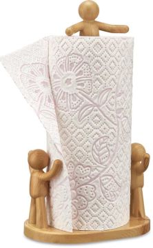 Flora Bay Kağıt Havluluk ve Peçetelik 2'li Set (Meşe Görünümlü)