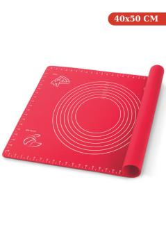 Silicolife Hamur Matı 40x50cm + Flosoft 3'lü Hamur Şekillendirici + Kafes Kesici + 4’lü Erzak Küreği