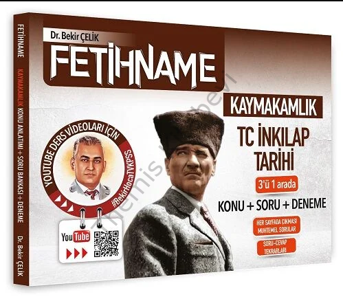 Fetihname- KAYMAKAMLIK t.c İnkılap Tarihi Konu-Soru-Deneme 3ü1 Arada (Bekir Çelik)