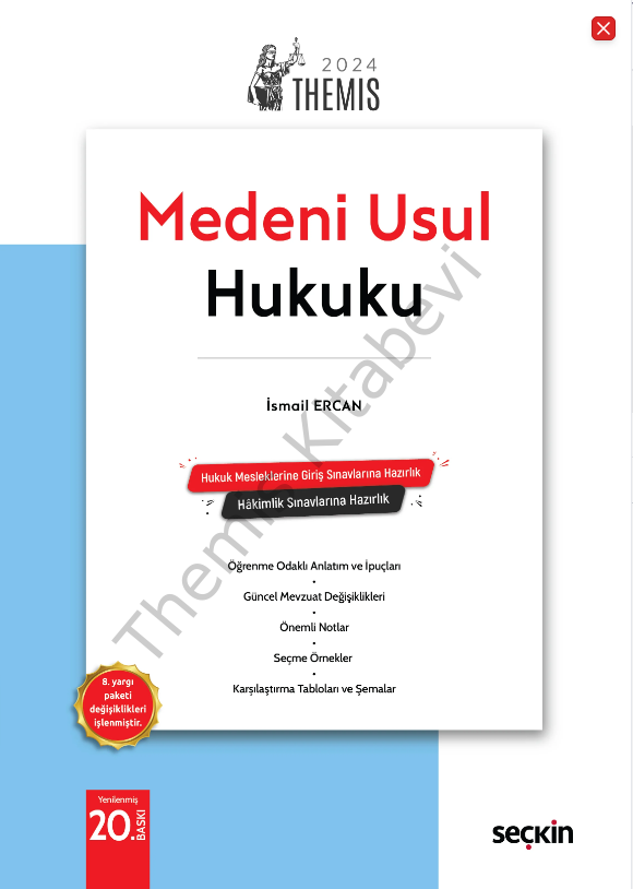 2024 THEMIS – Medeni Usul Hukuku KONU KİTABI