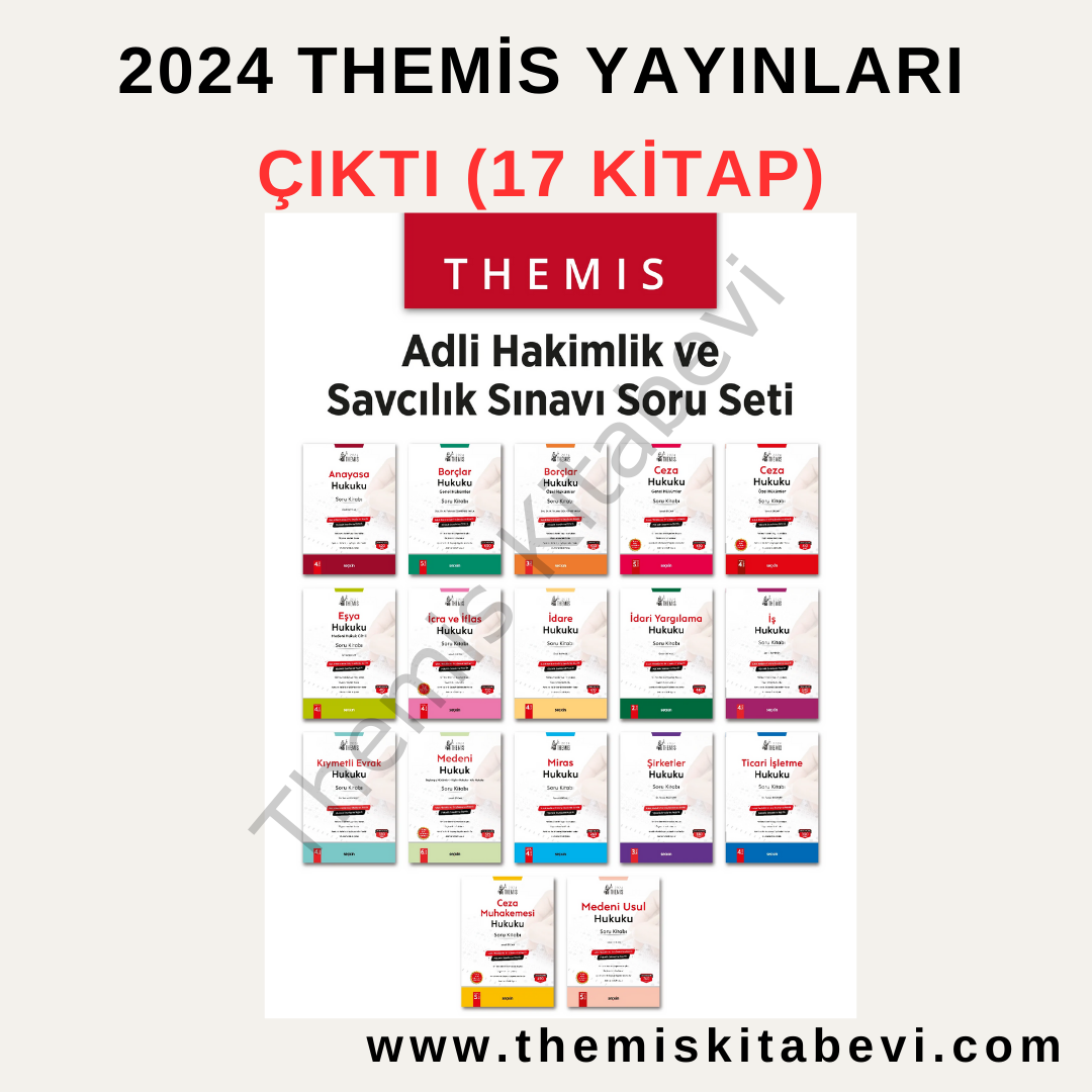 THEMIS – Adli Hakimlik ve Savcılık Sınavı Soru Seti (17 Kitap)