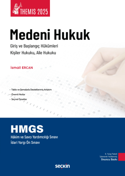 2025 THEMIS-Medeni Hukuk 3'lü Konu Seti (Giriş, Başlangıç, Kişiler, Aile, Eşya, Miras Hukuku)