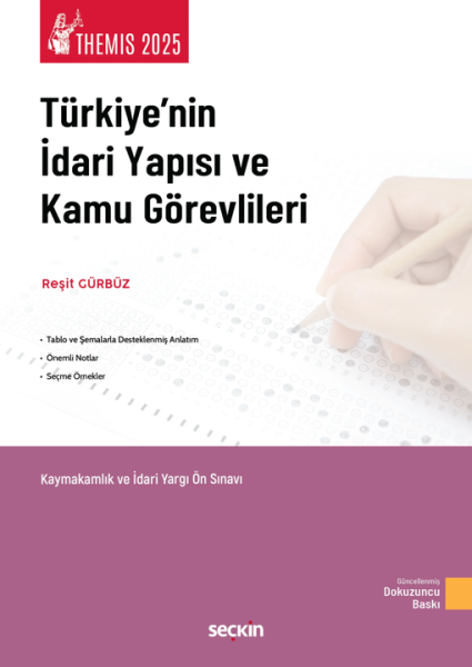 2025 THEMIS – Türkiye'nin İdari Yapısı ve Kamu Görevlileri Konu Kitabı