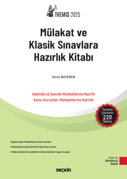 2025 THEMIS – Mülakat ve Klasik Sınavlara Hazırlık Kitabı